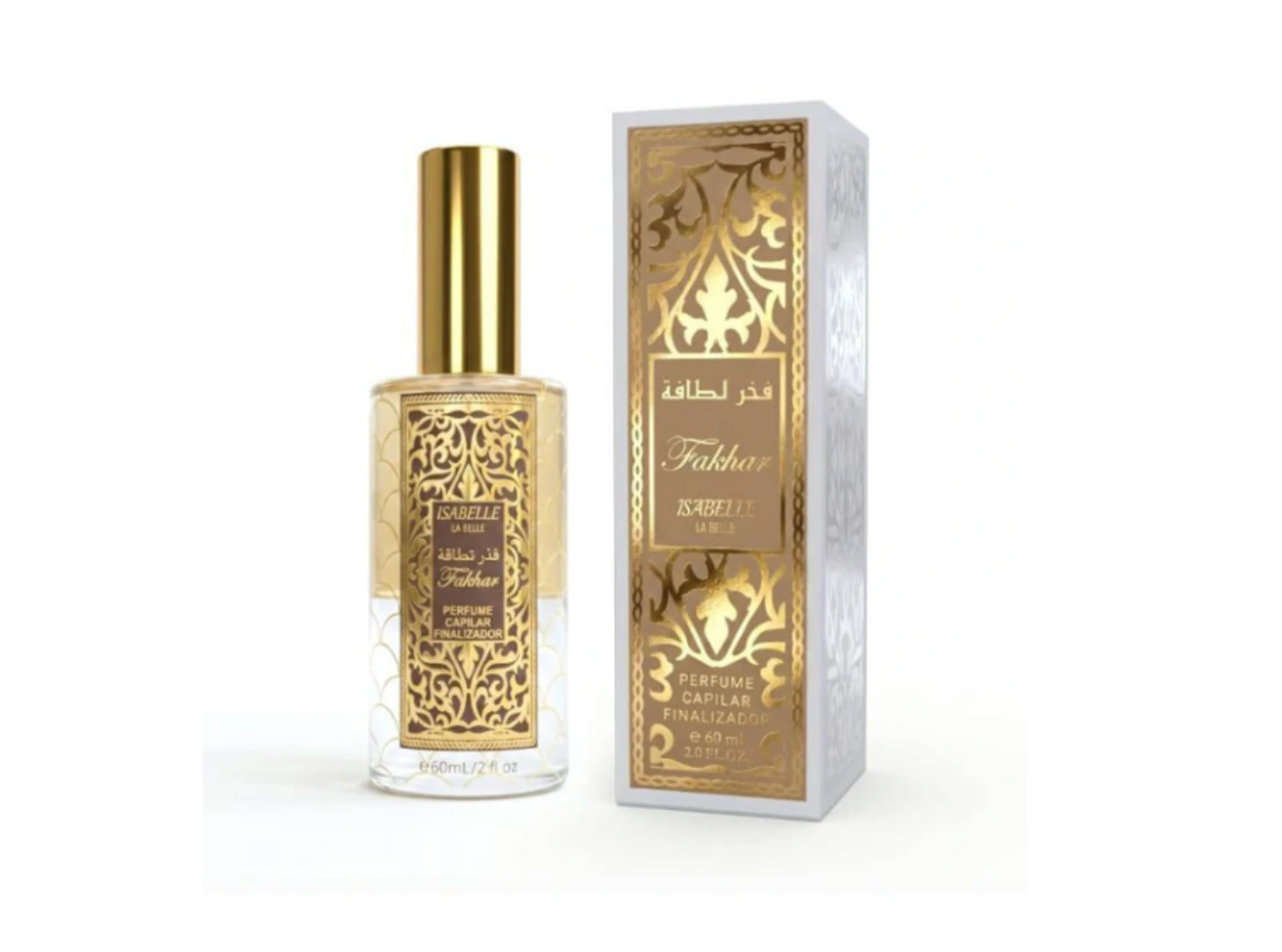 ISABELLE LA BELLE PERFUME CAPILAR FAKHAR ROSE 60ML