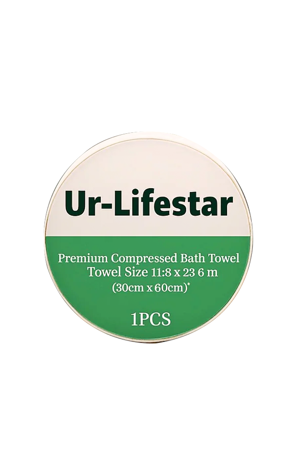 UR-LIFESTAR PREMIUM COMPRESSED BATH TOWEL 30X60CM