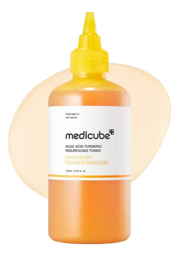 MEDICUBE KOJIC ACID TURMERIC RESURFACING TONER 250ML
